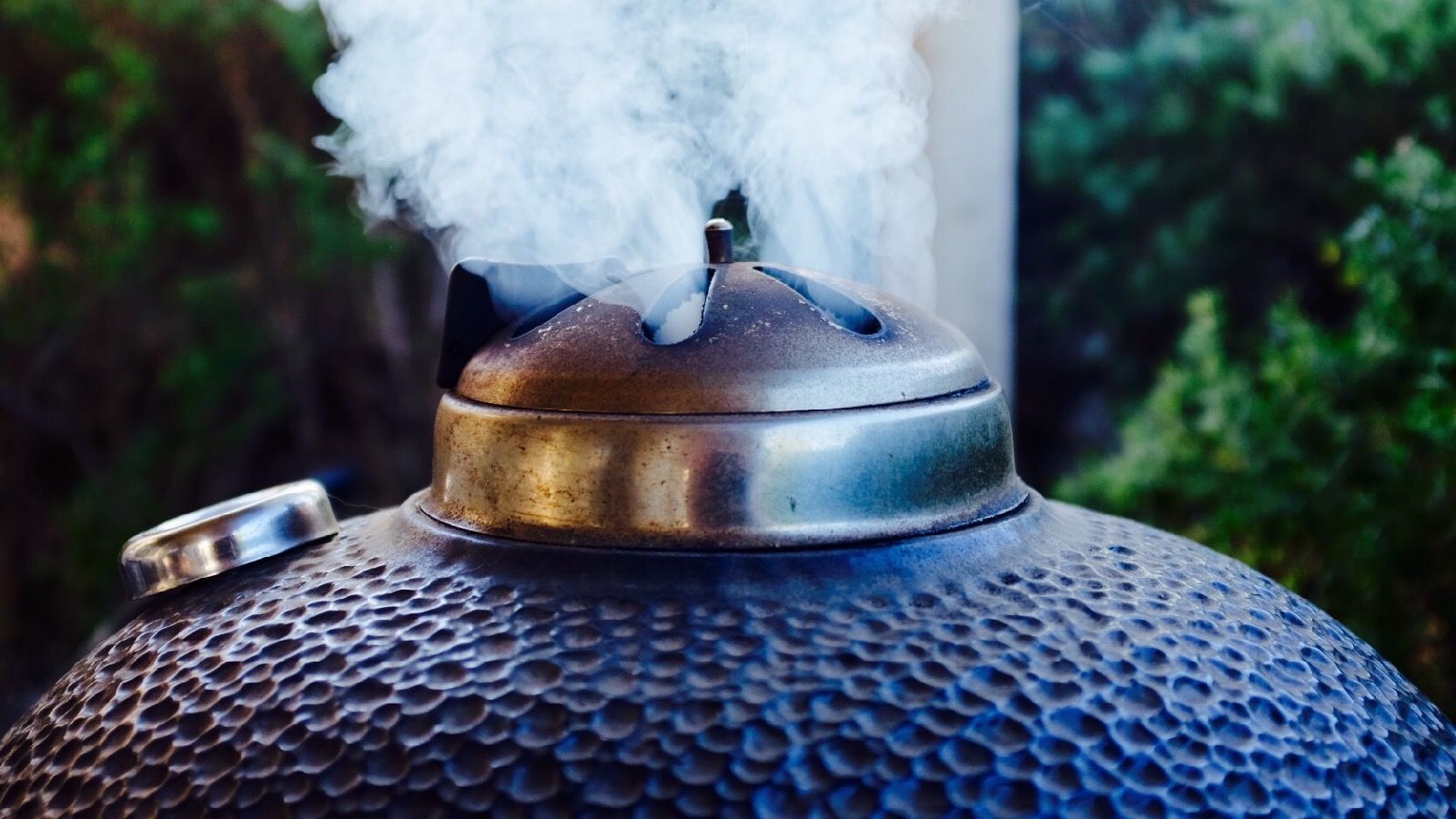 Kamado smoking