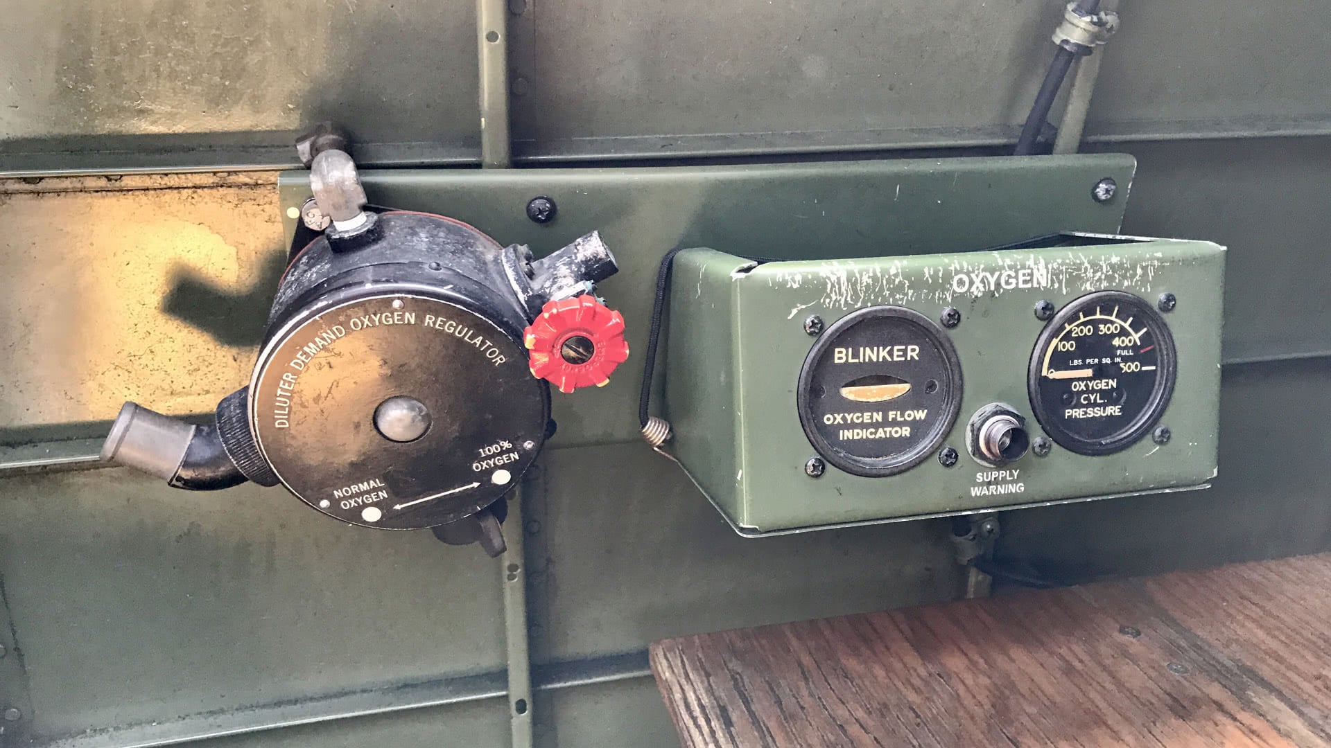 The cabin was of course not pressurized