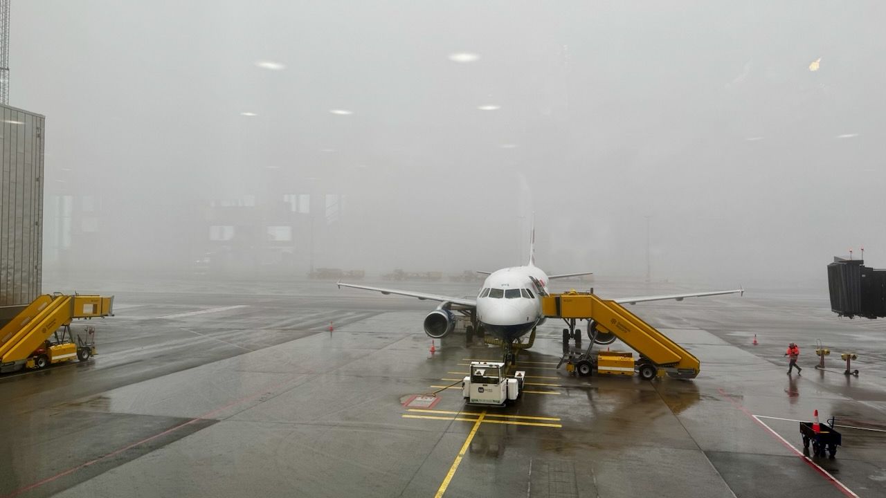 Waiting to board at Landvetter Airport
